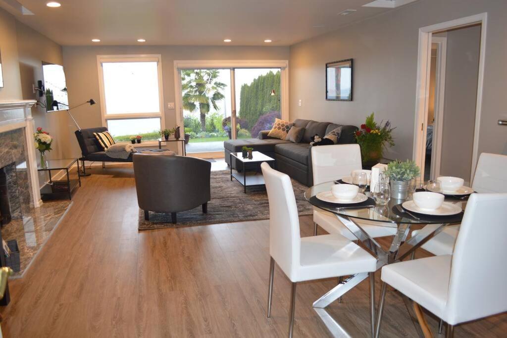 1-Bedroom Seaview Guesthouse On Seattle Luxury Estate With Views Of Olympic Mountains Exteriör bild